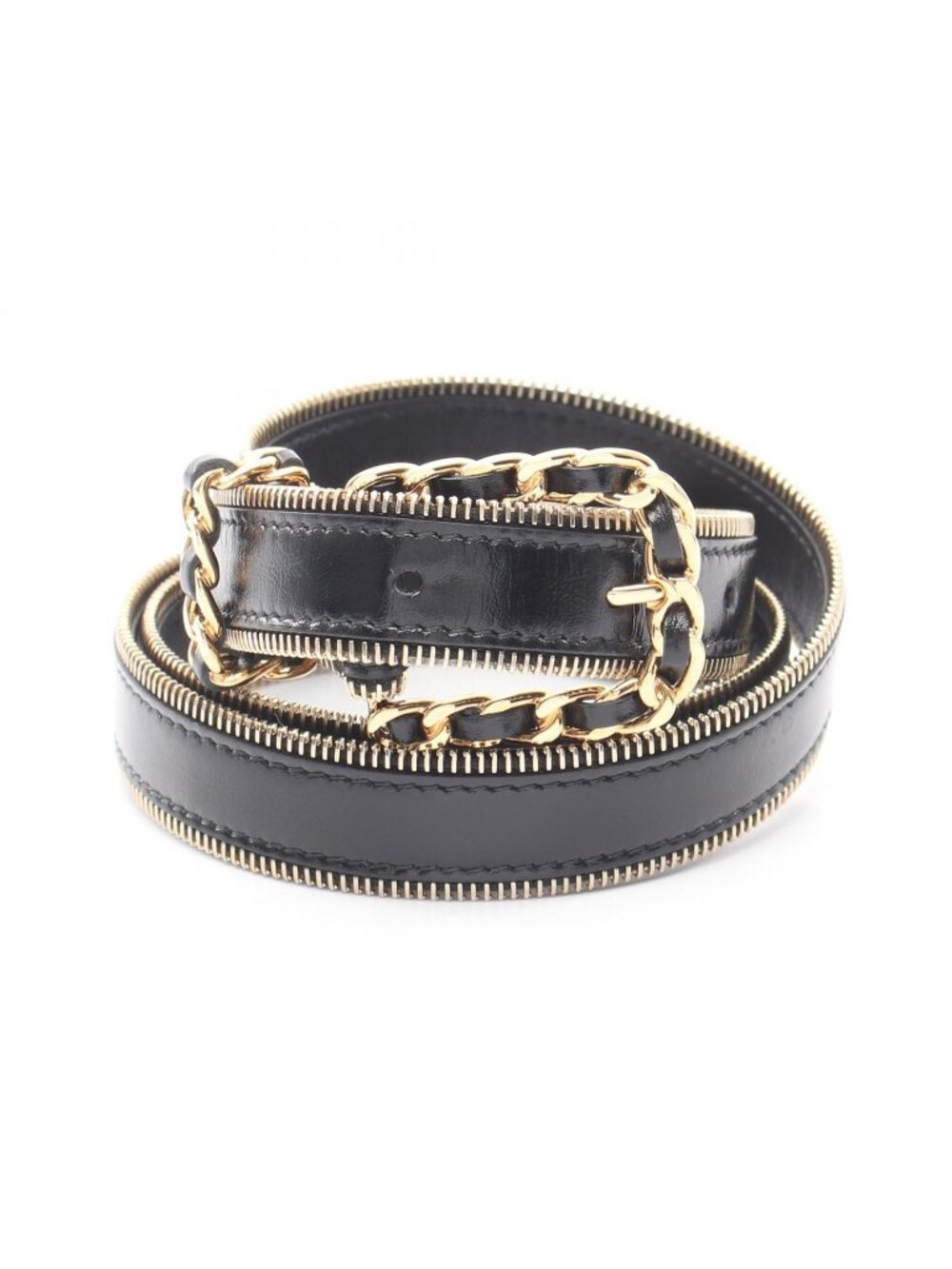 Chanel Belt CC Logo Leather